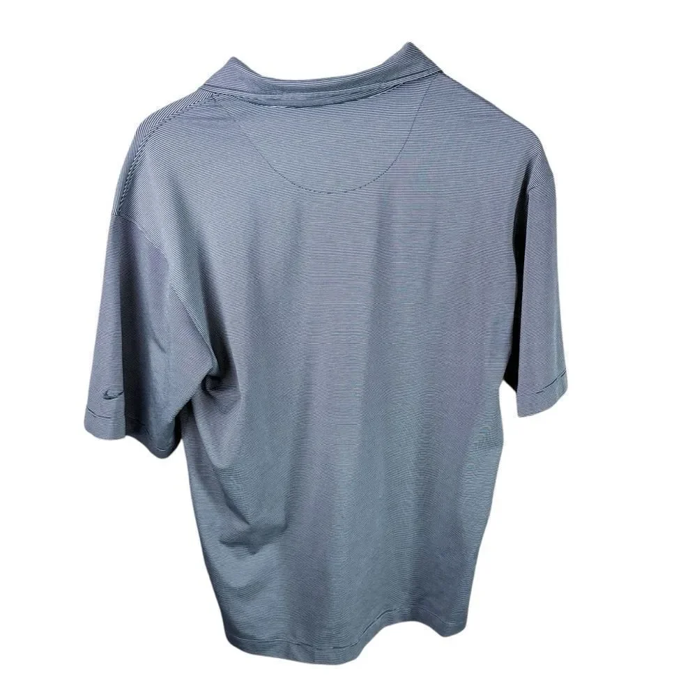 Nike Men's Heathered Blue Polo Golf Shirt